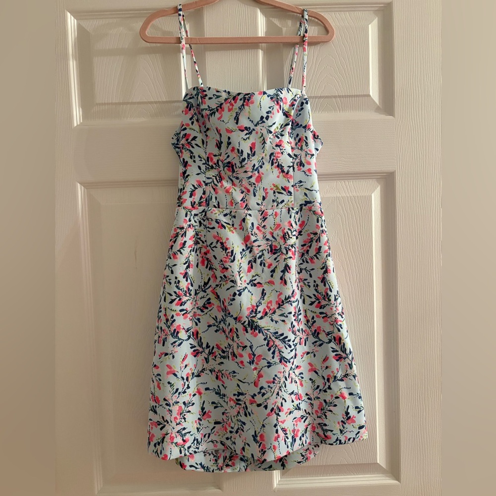 French Connection Women’s Dress - Pink and Blue Floral